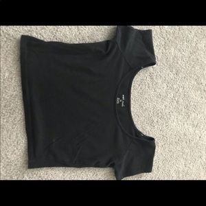 Black crop top!
